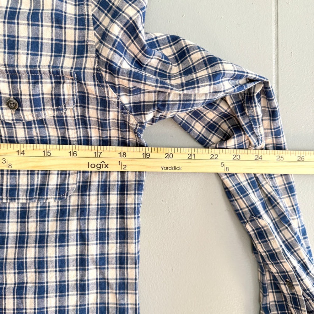 Filson Kadin Island Plaid Shirt Seattle Band Collar Heritage Women M Trailcore - Picture 8 of 9